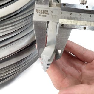 Image 144 Sealing PVC profile Herringbone for dividing and expansion joints 12 mm, 100 r.m.