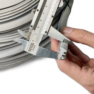 Image 143 Sealing PVC profile Herringbone for dividing and expansion joints 10 mm, 100 r.m.