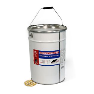 Image 68 Bituminous mastic for waterproofing and gluing heat-insulating boards on Izoplast Mega-Tex solvent, 23 kg