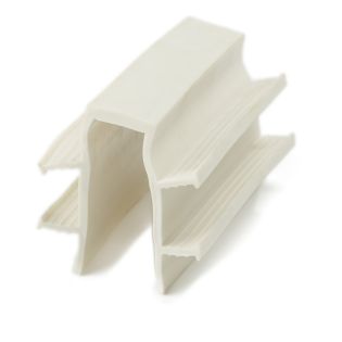 Image 20 Waterstop P-2 PVC outer for expansion joints, grey, 20 r.m., Sanpol Ukraine