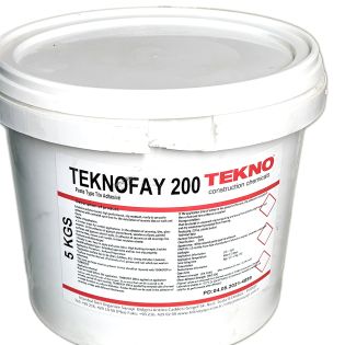 Image 38 Клей полімерний тиксотропний для плитки Teknofay 200 (D2TE) пастоподібний, білий, 5 кг