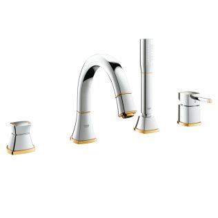 Image 73 Смеситель для ванны Grohe Grandera встраиваемый в борт, хром/золото