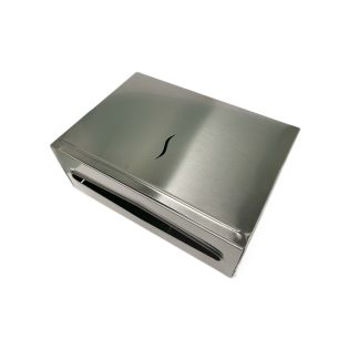 Image 38 Диспенсер для бумажных полотенец 200 шт, навесной, 20x9x26 см, нержавеющая сталь