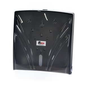 Image 39 Диспенсер для салфеток настенный на 300 штук, пластик, прозрачный дымчатый