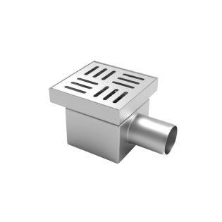 Image 86 Душевой канал Laris Piano 100,  нержавеющая сталь, горизонтальный, с комбинированным затвором