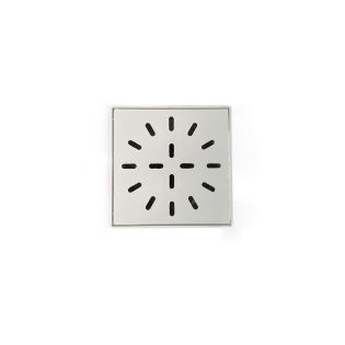 Image 5 Душовий трап 15х15 см, вертикальний вихід DN50, гідрозатвор, з пластиковою решіткою