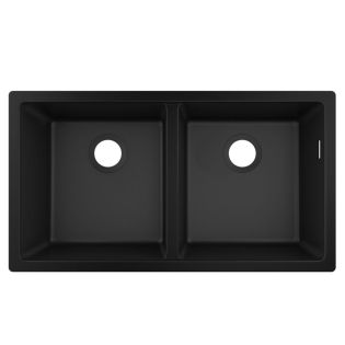 Image 6 Кухонна мийка S510-U770 під стільницю на дві чаші, 820х450, штучний камінь, колір графіт