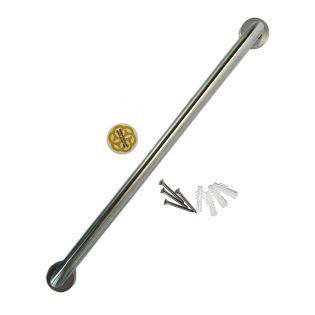 Image 15 Поручень для ванної, прямий 60 см, нержавіюча сталь D25 мм