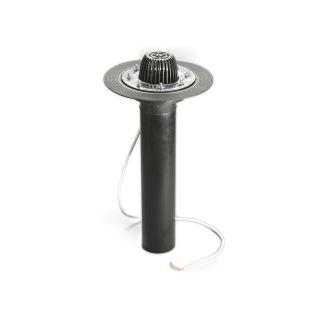 Image 9 Воронка кровельная ПВХ 110х600 мм, нержавеющий фланец, обогрев