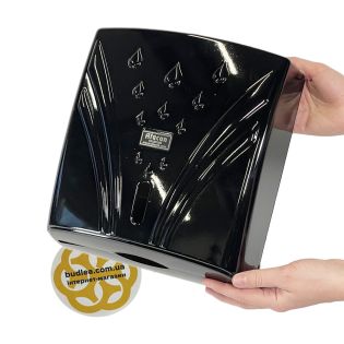 Image 28 Диспенсер для салфеток настенный на 300 штук, пластик, черный