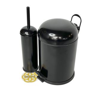 Image 70 Набір для ванної кімнати з йоржиком, відро з мікроліфтом 5Л, чорний
