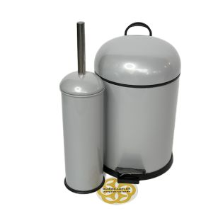 Image 72 Набір для ванної кімнати з йоржиком, відро з мікроліфтом 5Л, сірий