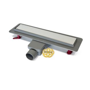 Image 69 Трап для душа LUNA GALA ROTATION 40 см с фланцем, решетка под плитку, поворотный сифон, двойной затвор