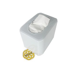 Image 27 Диспенсер для салфеток настольный пружинный, горизонтальный, пластик, белый