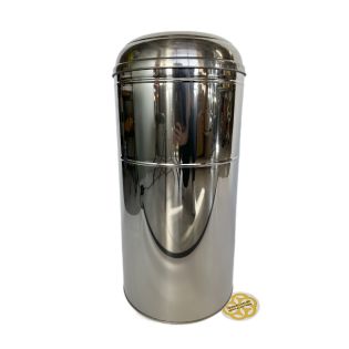 Image 3 Урна вулична, нержавіюча сталь, D31.5 см, висота 67 см, хром
