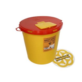 Image 28 Контейнер для утилизации медицинских отходов 10 л, желтый