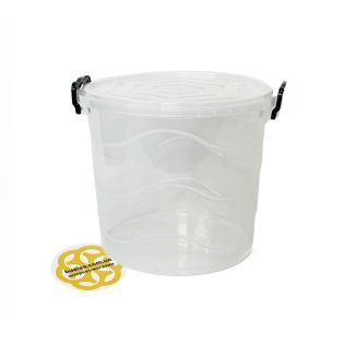 Image 4 Пищевой контейнер 7Л с крышкой, круглый, пластик, прозрачный