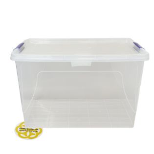 Image 36 Пищевой контейнер 30Л JUMBO с крышкой прямоугольный, пластик, прозрачный
