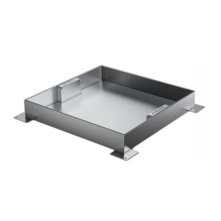 Image 4 Ревизионный люк под плитку 80х80 в пол, нажимной, нержавеющая сталь