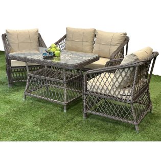 Image 16 Комплект садових меблів MILAN DUAL штучний ротанг, коричневий