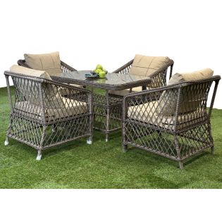 Image 24 Комплект садових меблів MILAN 4 штучний ротанг