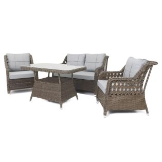 Image 26 Комплект садових меблів GRAND DUAL штучний ротанг, коричневий