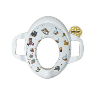 Image 58 Дитяче сидіння накладка на унітаз BABY, м'яка з ручками