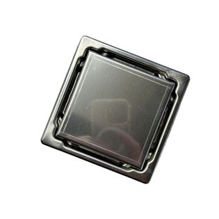 Image 104 Трап для душу SLIM DIRECT 11.5х11.5 см вертикальний, нержавіюча сталь