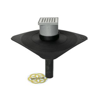 Image 6 Воронка дренажная с трапом IZODRA 10х10 см  Ø50 мм