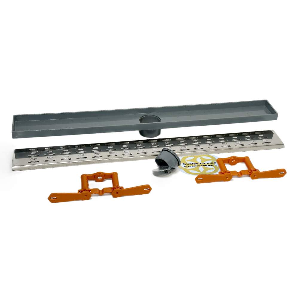 Shower drain CLASSIC 60 cm, vertical, rain grate FEHA — Buy | ICT-160-06