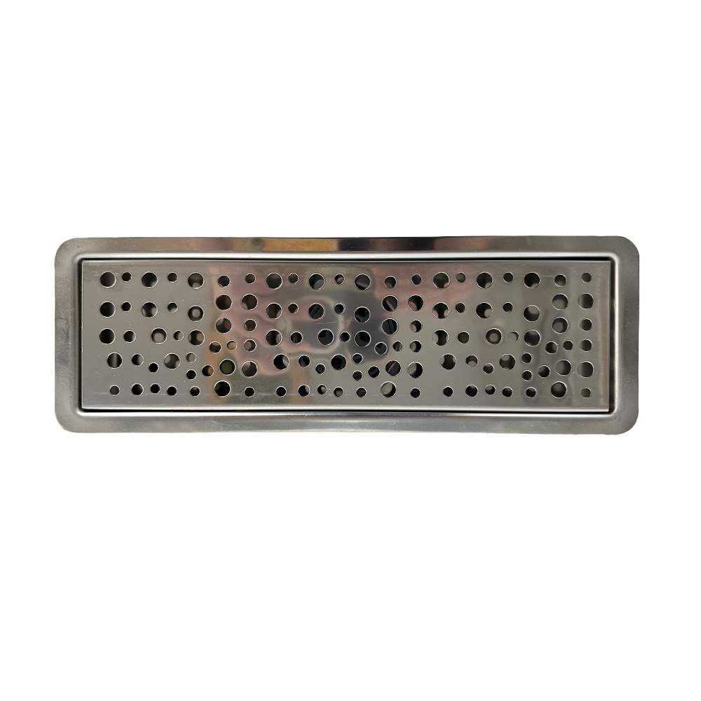 Shower drain RING 30 cm, vertical, dry seal, ring grate FEHA — Buy ...