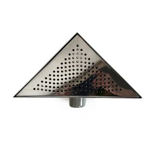 Image 2 Душевой трап TRIANGLE LEGAL 23,4х33 см, горизонтальный, с гидрозатвором, решетка круг