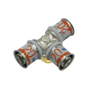 Image 84 Прес-трійник рівнопрохідний Ø20х20х20 Uponor S-Press PLUS латунний