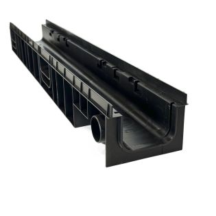 Image 68 Drainage tray MEDIUM DN100 153x115x1000 mm, plastic, black