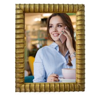 Image 55 Рамка для фото LAZZARIS-01 деревянная 180х240 мм, золото поталь