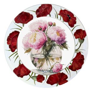 Image 65 Рамка для фото круглая FLOWERS, МДФ  Ø22 см