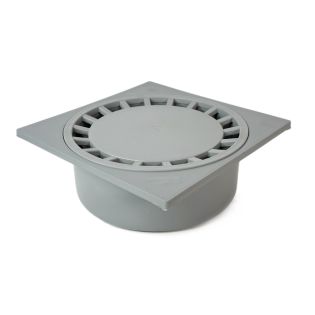 Image 7 Трап для тераси та балкона 25х25 см D100 пластик