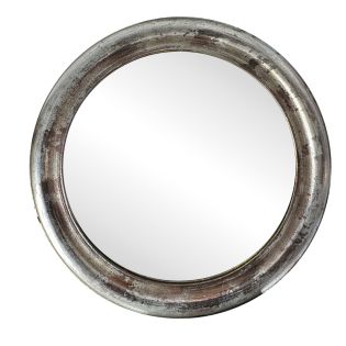 Image 20 Зеркало круглое Ø66 см настенное большое, рама МДФ, бронза