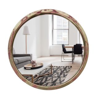 Image 7 Зеркало круглое Ø35 см, настенное, золото поталь