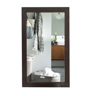Image 4 Зеркало настенное 45х90, рама МДФ, прямоугольное, коричневый