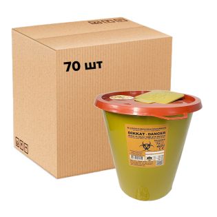 Image 17 Контейнеры для медицинских отходов 7Лх70 шт, вторичный пластик