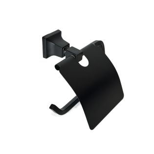 Image 6 Тримач для туалетного паперу GALYA з кришкою, чорний матовий