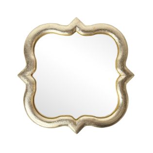 Image 120 Зеркало настенное КАМЕЛИЯ 38.5х38.5 см, рама из МДФ, золото