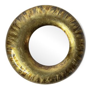 Image 20 Дзеркало кругле Ø38 MOON см настінне, рама МДФ, золото, поталь
