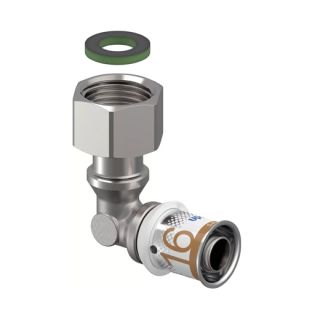 Image 115 Прес-коліно з накидною гайкою Ø16-G1/2