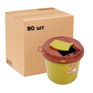 Image 16 Контейнеры для медицинских отходов 3.5Лх80 шт, вторичный пластик