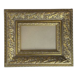 Image 121 Рамка для фото 150х210 мм резная, широкий багет пластик, золото