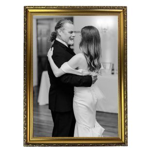 Image 118 Рамка для фото большая 297х420 мм, настенная, багет пластик, золото