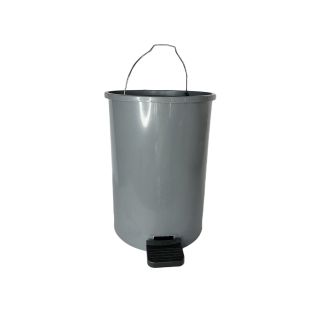 Image 0 Відро для сміття педаллю 40 Л -без кришки, пластик, сірий-УЦІНКА