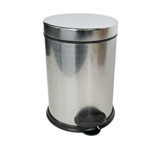 Image 97 Відро для сміття з педаллю MICRO 3Л, нержавіюча сталь, хром-УЦІНКА